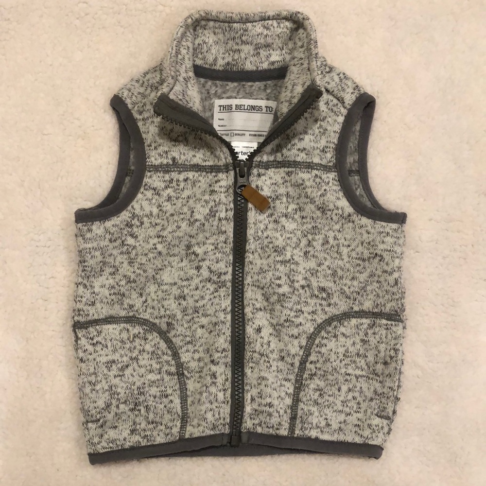 EUC Carter’s gray vest